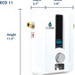 EcoSmart ECO 11 Electric Tankless Water Heater, 13KW at 240 Volts with Patented Self Modulating Technology