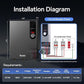 Electric Tankless Water Heater, 18kW 240V on Demand Instant Endless Water Heater with LED Temperature Display for Residential Whole House Shower, Space Saving